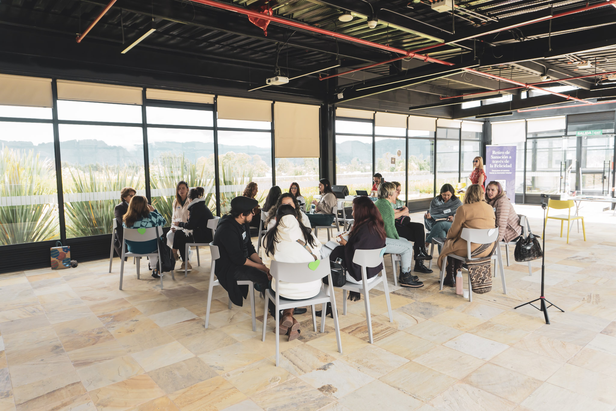 Participantes de la experiencia inmersiva